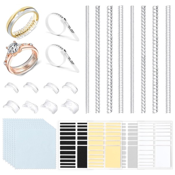 Ring Reducer Invisible Ring Size Gauge 28 Pieces Ring Size