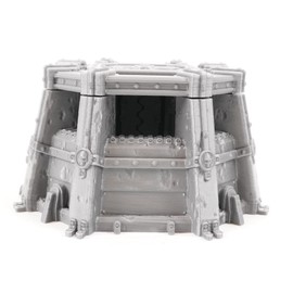 Tabletop Terrain Grimdark Pillbox by War Scenery for Wargames and RPGs 28mm 32mm Miniatures