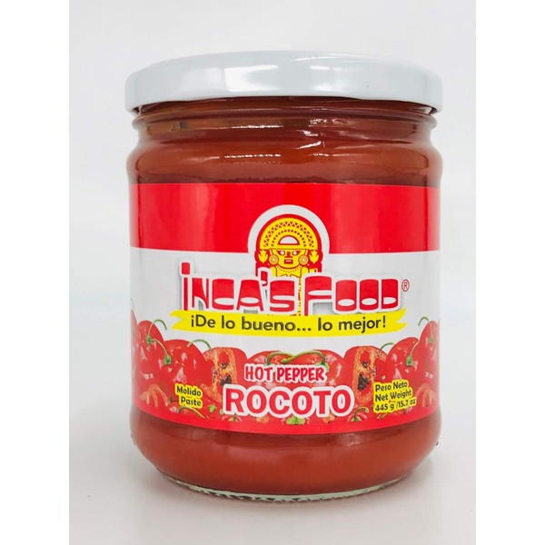 INCA'S FOOD AJI ROCOTO MOLIDO/PASTA FAMILIAR 15.7oz - Product of PERU