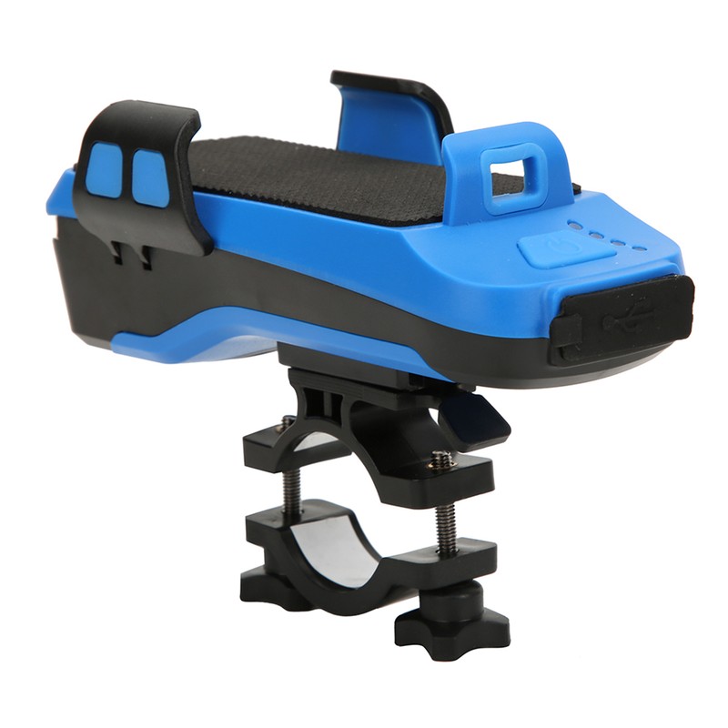 4 In 1 Multifunction USB Charging Bicycle Headlight with Horn