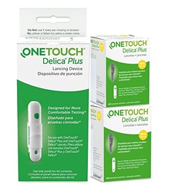 Puncionador Lancetero One Touch Delica Plus Con 200 Lancetas