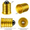 Honoson 15 Pieces E14 to E12 Adapter Converter Lamp Adapter