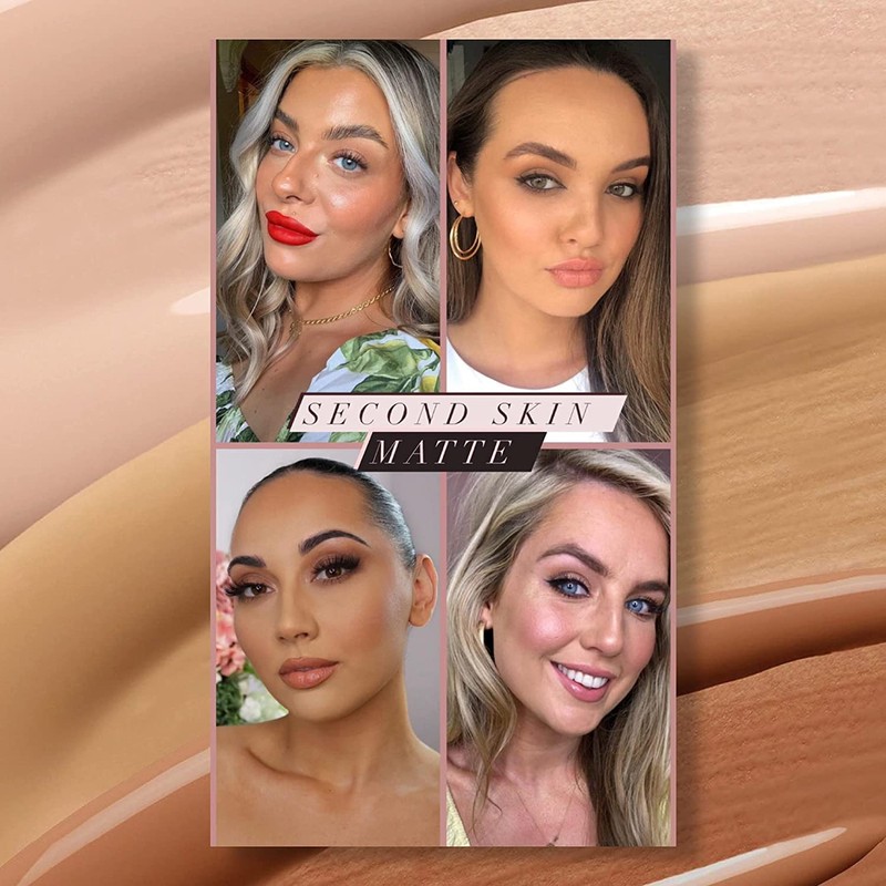 Second Skin Mineral Matte Liquid Foundation from Sculpted by Aimee