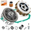 Clutch Kit Assembly w/Gasket + Clutch Basket for Yamaha Warrior