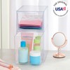 STORi Audrey Stackable Clear Bin Plastic Organizer Drawers | 2