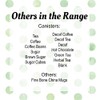 Purely Home Green Polka Dots Decaf Tea Storage Canister -