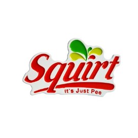 GBJUK Squirt It's Just Pee Funny Enamel Pin Badge with Butterfly Back, Width: 28mm x Height: 28mm, Metal, 0, Metal, 0