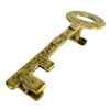 ESPLANADE Designer Peacock Brass Door Handle (Treasure Key)