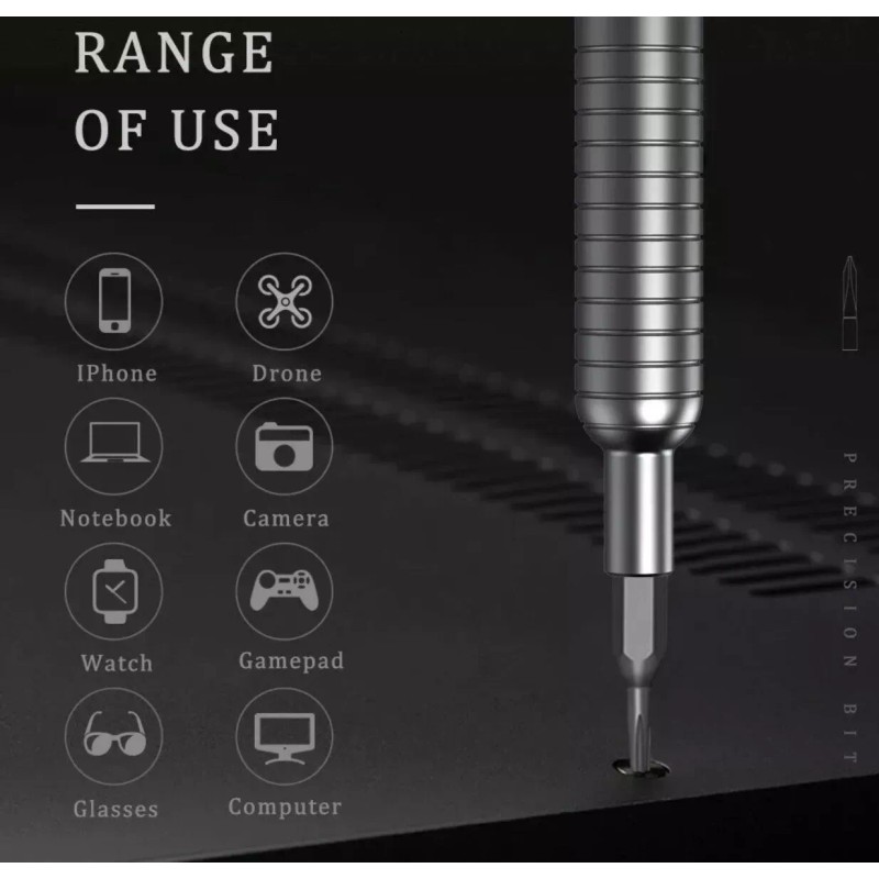 Kingsdun 30 in 1 Magnetic Screwdriver Set Precision Repair Tool