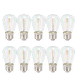 10Pcs Light Bulb Vintage Dimming Energy Saving LED 1W 220V Decorative Light for Garden Holiday Decoration