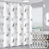QEEROYO Bathroom Curtain, Shower Curtain, Anti-Mould, Shower Curtain, 180 x