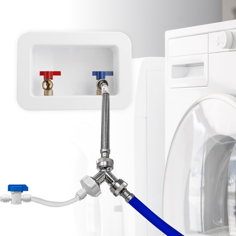 Metpure Washer Laundry Water Feed Line Splitter For Water Filtration