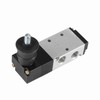 Pneumatic Manual Hand Lever Control Valve Aluminium Alloy 5 Way