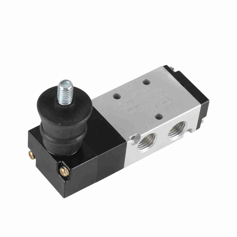 Pneumatic Manual Hand Lever Control Valve Aluminium Alloy 5 Way
