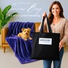 Waterproof Blanket King Size (Indigo, 82x82") Absorbent, Leakproof Fleece Protector