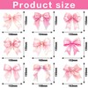 Pack of 18 Streamers Pink, Hanging Swirl Decorations with Pink