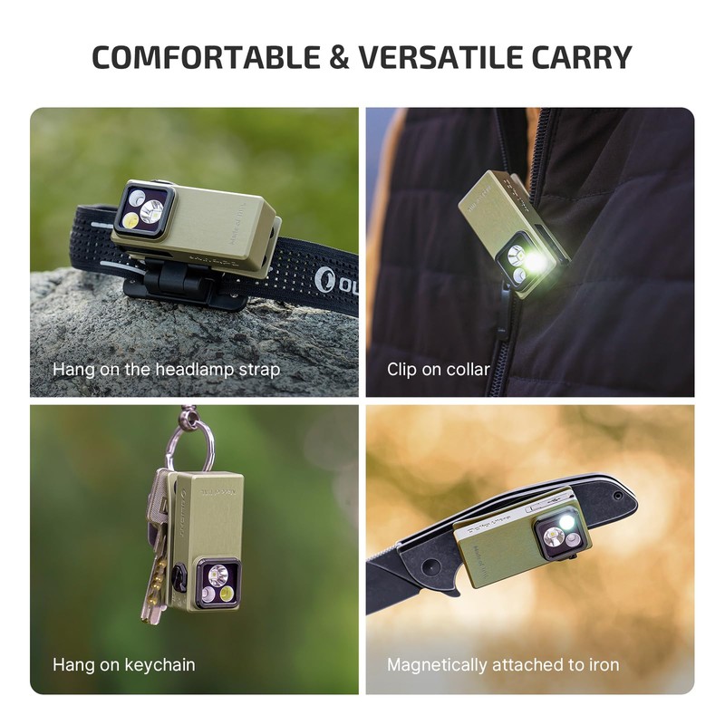 OLIGHT Oclip Ultra 530 Lumens with Three Lighting EDC Flashlight