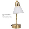 1:12 Scale Dollhouse Table Lamp LED Micro Metal Dollhouse Miniature