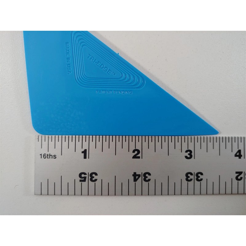 Window Tint Tool Lot of 2 Blue Tri-Edge Window Film