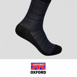 Stylish Men's Long Business Dress Socks with Unique Patterns 5 Pairs Black - 26cm