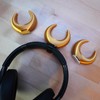 Crescent Moon for Headphones - Product Style: Gold | White