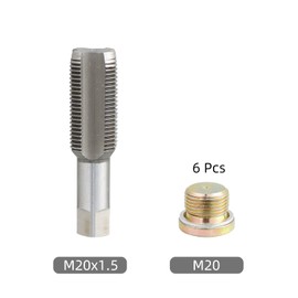 CCLIFE 13-piece oil drain plug repair kit M20 x 1.5 mm thread repair kit for oil drain plug