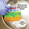 Skoy Scrub, 2-pack Reusable, Non-Scratching Dish Scrubber for Kitchen and