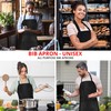 Utopia Kitchen 10 Pack Bib Apron, Unisex Adjustable Aprons with