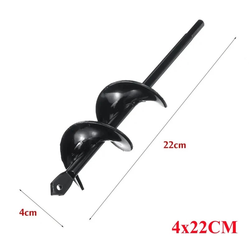 High Carbon Steel Garden Auger Drill Bit for Planting, 8