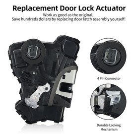 SYERAL Power Door Lock Actuator Front Right Passenger Side 931-403 Latch Motor Replacement for Toyota 4Runner Camry Corolla Tundra Sequoia, Lexus ES350 GS350 LS460 RX450h Scion tC xB xD iQ