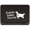 E1063 English Setter Family Dog Decal Sticker