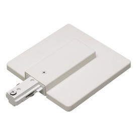 Nora Lighting NT-352 Live End Feed with Canopy, White