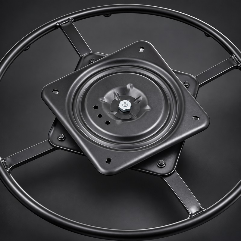 Heavy Duty Q235B Steel Recliner Swivel Ring Base with 10