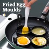 2 Pieces Fried Egg Mould Stainless Steel Egg Mould Fried