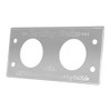 GG Grand General 68620 Stainless Steel Parking Brake Switch Plate for Kenworth