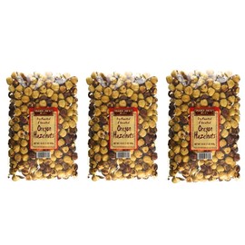 Trader Joes Nuts Dry Roasted & Unsalted Oregon Hazelnuts - Pack of 3 Bags - 16 oz per Bag - Bulk Nuts