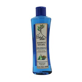 Shampoo Natural Crecimiento con Bergamota, Linaza y Cola de Caballo Árbol Verde. 500 ml.