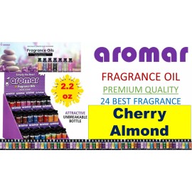 Aromar Aromatherapy Essential Fragrance 100% Concentrated Oil 2.2 CHERRY ALMOND
