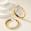 Otxas Large Gold Hoop Earrings Lightweight Big Chunky Gold Hoops
