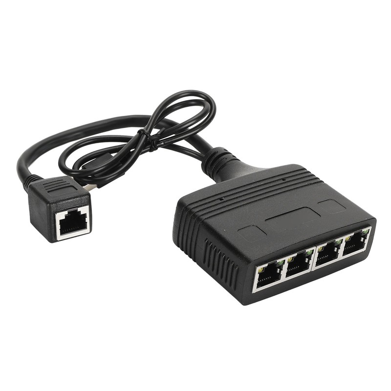 Ethernet Splitter 1 to 4 High Speed 1000Mbps RJ45 Network