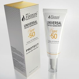 Eleonore Protector Solar Universal Para Rostro Fps 50 Bloqueador Solar Con Color Hidratante No Pegajoso Protector Solar En Tamaño De Viaje Contra Rayos Uva Y Uvb 50 Ml/1 1,76 Onzas (Paquete De 1)