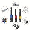 Unbranded Functional Reliable Maneuverable 4PCS Driver Socket Adapter Extension Socket