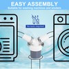 Dishwasher and Washing Machine Drain Adapter Double Connection Y with