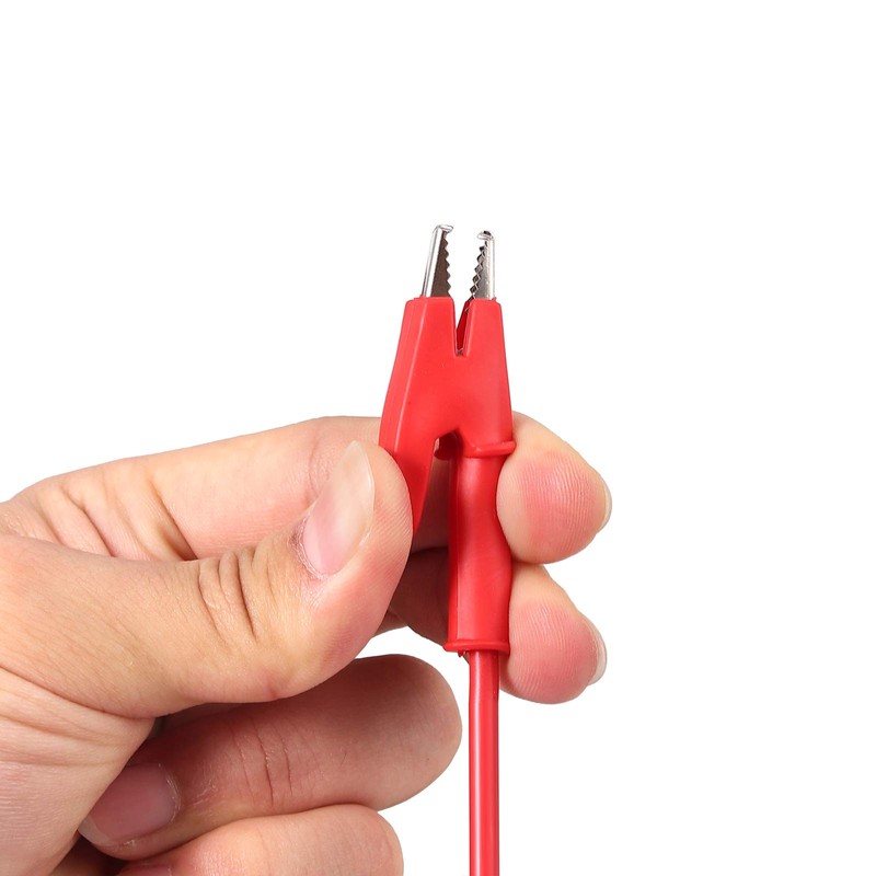 Neoteck 1 Pair Multimeter Test Leads Crocodile Clips with Cable
