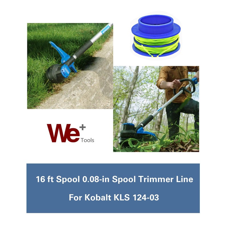 WETOOLPLUS KLS 124-03 16 ft 0.08-in Replacement Trimmer Spool line