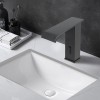 Hands-free Waterfall Bathroom Water Tap, Touchless Bathroom Faucet Safe to