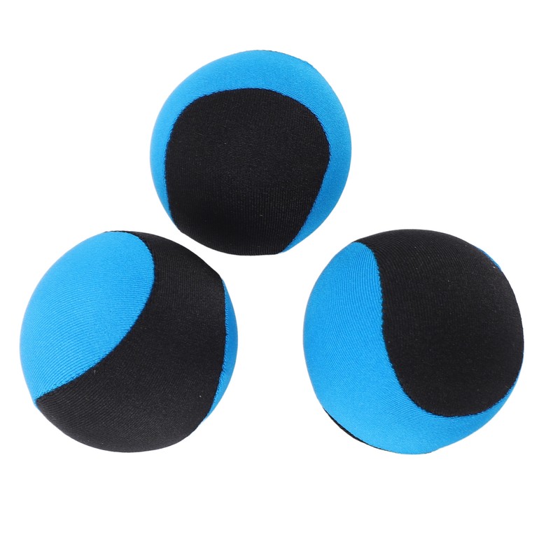 3Pcs Water Bouncing Balls Durable Rubber Water Skipping Balls Grip