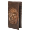 AMERICAN TANNER Genuine Leather Hand Burnished Long Bifold Wallet For