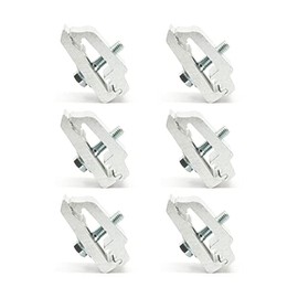 RuggedXL Low Pro Aluminum Mounting Clamps Truck Cover, Cap, Camper - Set of 6