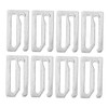 OHPHCALL Metal Bathing Suit Clips 8 Pcs Barber Cape Hooks